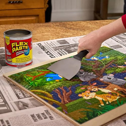 Flex Paste Rubberized Waterproof Sealant Paste, Clear, Half-Quart - size: Half-Quart