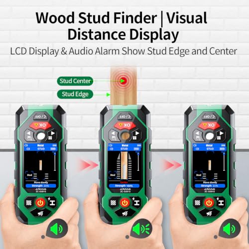 201S Stud Finder Wall Scanner,Laser Measuring Tool and Digital Level