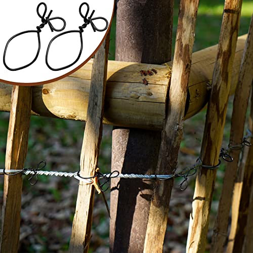 1001 Pcs Double Loop Rebar Wire Bar Ties 6 Inch 16 Gauge Rebar Wire with Automatic Twister Tying Tool for Securing(Black) - color: Black