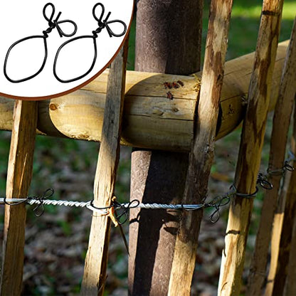 1001 Pcs Double Loop Rebar Wire Bar Ties 6 Inch 16 Gauge Rebar Wire with Automatic Twister Tying Tool for Securing(Black) - color: Black
