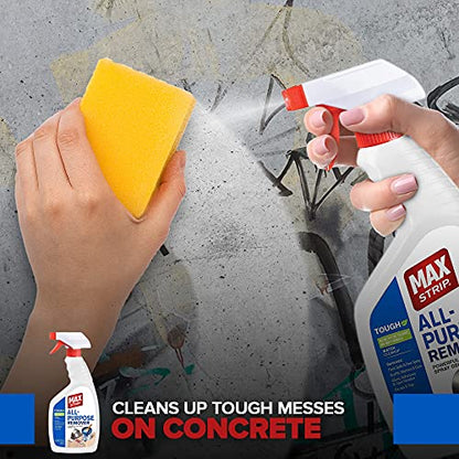 Max Strip All Purpose Paint Remover & Drip Cleaner, Multi-Surface, 22 oz