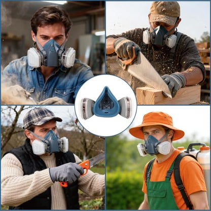Half Face Respirator Mask Gas Respirator with Quick Release
