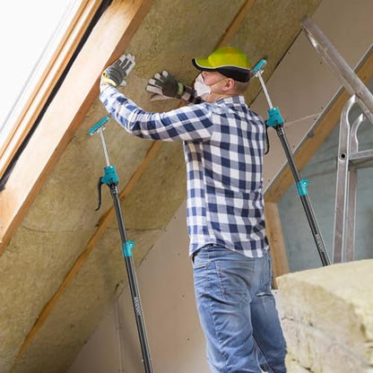 Third Hand Support Pole Heavy Duty, Cabinet Jacks for Installing Cabinets with 200 LBS Capacity and Expand from 49-1/5 to 114-1/5 in, 4-PC - size: 49.2" - 114.2" 4Pcs