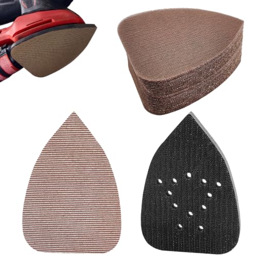 FOWOK Mesh Sandpaper for Black+Decker Detail Sander with Foam Sanding Pad