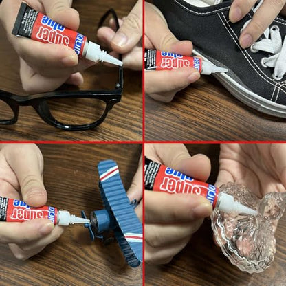 ALECPEA Super Glue, 12 X 3g, Liquid Instant Glue for Metal and Ceramic - color: Liquid