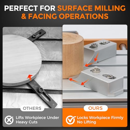 CNC Clamps Low Profile, Low Profile CNC Toe Clamps, Aluminum Side Clamp