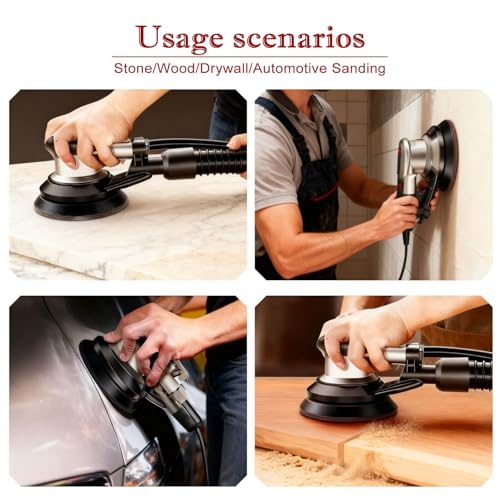 60 PCS 5 Inch Sanding Discs, Hook and Loop Round Sandpaper for Orbital Sander - 40/80/120/240/400/800/1000/2000/3000/5000 Grit Assortment for Wood Metal Polishing (01-Assortment Kit) - style: Assortment Kit