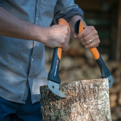 Fiskars 12" Hookaroon, Pickaroon Tool to Lift, Rotate & Stack Firewood Logs - style: Hookaroon (12 In)