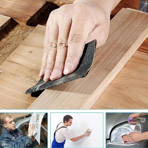 32 Pcs Coarse Sandpaper 60-800 Grit Wet Dry Sheets - size: 32PCS/60-800Grit