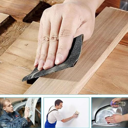 32 Pcs Coarse Sandpaper 60-800 Grit Wet Dry Sheets - size: 32PCS/60-800Grit