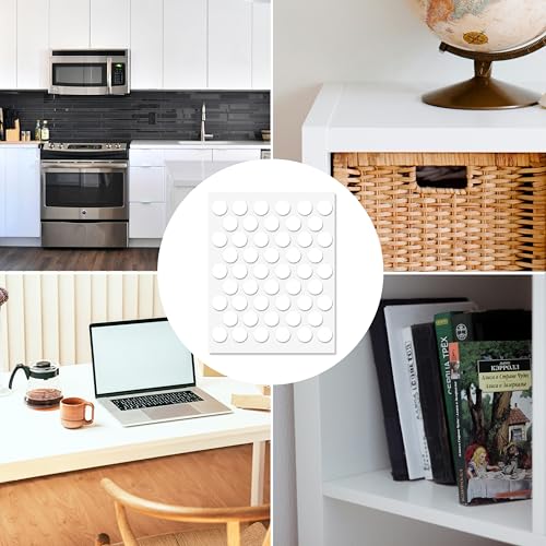 Self-Adhesive Screw Hole Stickers PVC Cover Caps Dustproof for Wooden Furniture Cabinet (50, White, 0.55 inch - 14 mm) - color: White, size: 0.55 inch - 14 mm