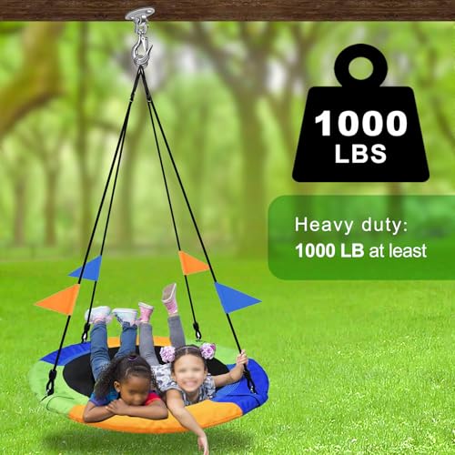 SELEWARE Heavy Duty 1000LB Capacity Stainless Steel Ceiling Swing Mount - color: C: 360° Swing Hanger ( 1 Pack )