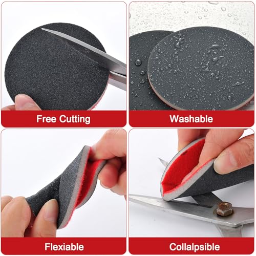 MAXMAN 20Pcs Sanding Sponge Set, 3" Foam Sanding Pads, 500-600Grit for Wood - style: 500-600 Grit