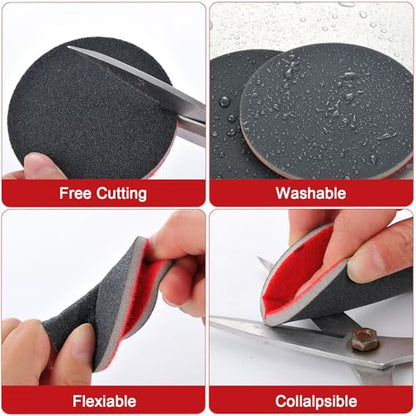MAXMAN 20Pcs Sanding Sponge Set, 3" Foam Sanding Pads, 320Grit for Wood - style: 320 Grit