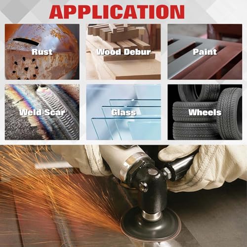 75 PCS 3 Inch Surface Conditioning Sanding Discs - 30/60/80 Grit Quick Change Drill & Die Grinder Sanding Pads with 1/4" Holder for Surface Strip Grind Polish Burr Rust Paint Removal - style: 36/60/80 Grit-2 inch