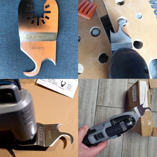 XXGO 3 Pcs Multi Tool Hook Knife Blade for Carpet Roofing Shingle Cutter - size: Multi Tool Knife Blade - 3 Pcs