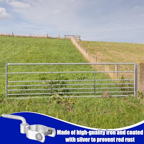 MorningRo 8 Pcs Farm Gate Hinge Set, 5/8'' x 2'' Gate Hinge - size: 2 Inch