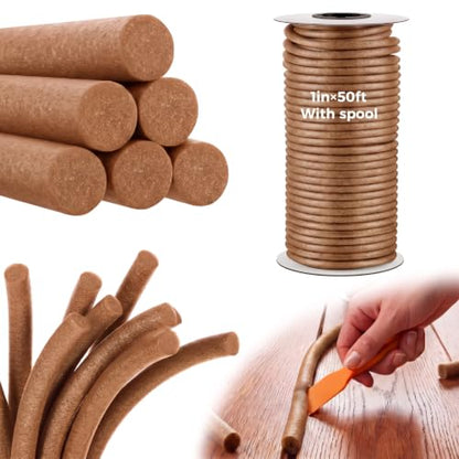 MotiMind Foam Backer Rod for Gap, 1 Inch X 50 ft, Brown, 1 Roll - color: Brown, size: 1 Inch X 50 ft
