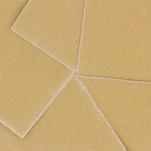 Dura-Gold Premium 1/4 Sheet Gold Sandpaper Sheets, 150 Grit (Box of 25) - size: 150-Grit