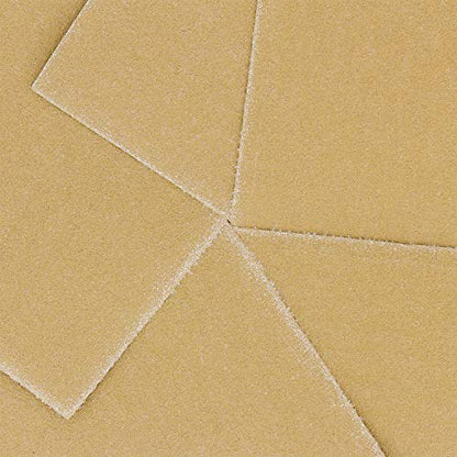Dura-Gold Premium 1/4 Sheet Gold Sandpaper Sheets, 150 Grit (Box of 25) - size: 150-Grit