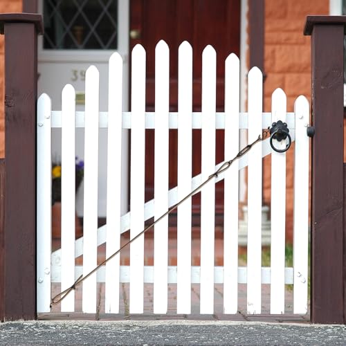 Anti Sag Gate Kit for Wooden Fence Heavy Duty with 6" T-Hinge Outdoor