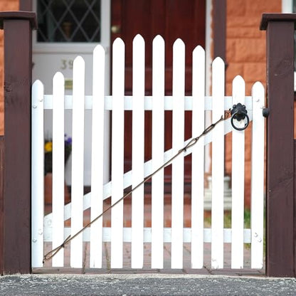 Anti Sag Gate Kit for Wooden Fence Heavy Duty with 6" T-Hinge Outdoor