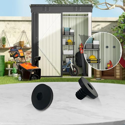 20 PCS Replacement Bolts Compatible with Suncast Storage Sheds - color: Black