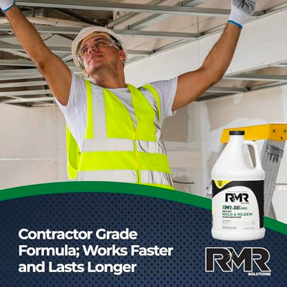 RMR-86 Pro Contractor Grade Mold Stain & Mildew Stain Remover Cleaning Solution, Professional Quality Formula, 1 Gallon (Pack of 2) - size: 128 Fl Oz (Pack of 2)
