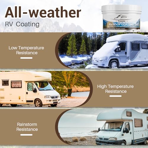 RV Roof Coating - White, 1 Quart (32oz) - size: 1 Quart