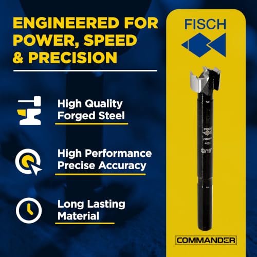 Forstner Drill Bit - BlackShark Forged Steel for Woodworking Size: 9/16 in - size: 9/16 in