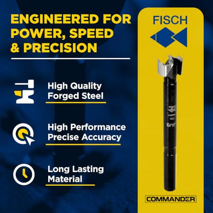 Forstner Drill Bit - BlackShark Forged Steel for Woodworking Size: 9/16 in - size: 9/16 in