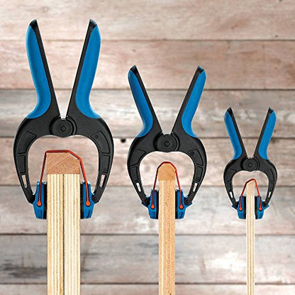 Rockler Large Spring Bandy Clamps for Woodworking (Pair) - size: 1PACK-Large