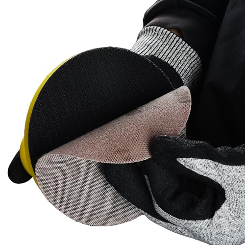 5 Inch Hook and Loop Dust Free Net Sanding Mesh Discs for Drywall Sander Car Wood Drywall Metal Polishing & Grinding Anti-Blocking Sand Abrasive Sheet 10PCs (Grit 240) - style: Grit 240