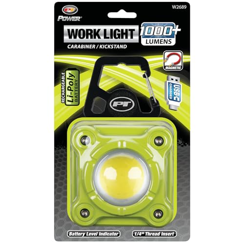 Performance Tool W2689 Rechargeable 1000 Lumen LED Utility Work Light - style: 1000LM Li-Ion Utility Work Light