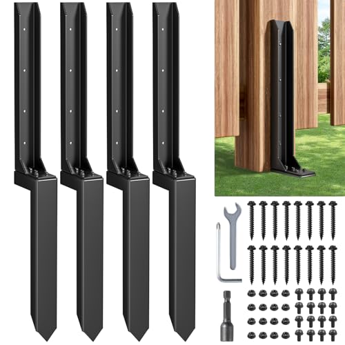 Fence Post Repair Kit，(Separation 16.9+17.9",4 pcs) - size: Separation (16.9+17.9")