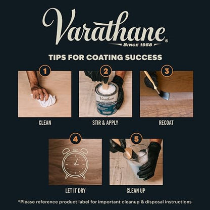 Varathane Water-Based Ultimate Satin Polyurethane - color: Satin, size: Half Pint (Pack of 1)