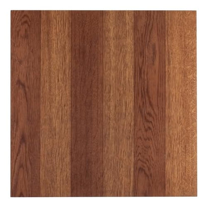 Tivoli Peel & Stick Vinyl Floor Tiles, 45-Pack, 12 x 12 in, Oak - color: Med Oak Plank-Look