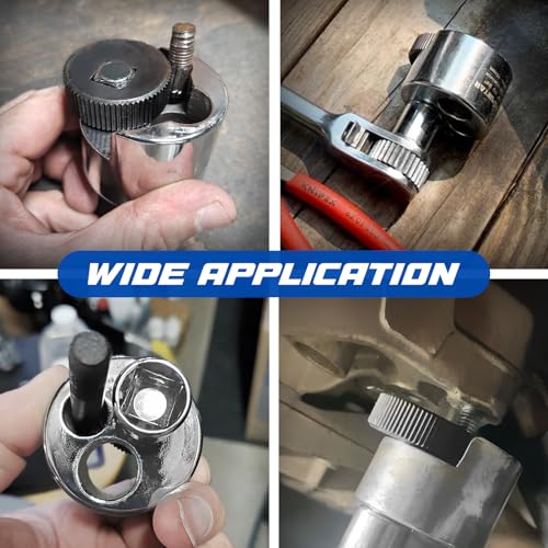 Spurtar 1/2'' Drive Stud Remover Bolt Extractor Nut Splitter 1/4" to 3/4"