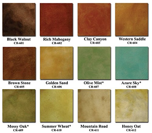Acid Concrete Stain Professional Grade - Golden Sand, 1 Gallon - color: Golden Sand, size: 1 Gallon