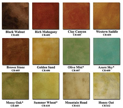 Acid Concrete Stain Professional Grade Rich - Mahogany, 1 Gallon - color: Rich Mahogany, size: 1 Gallon