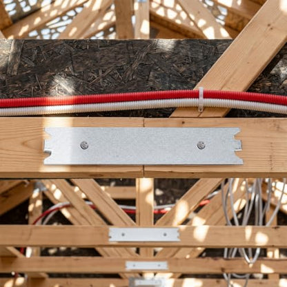 ZAVOOS 50 Pack 1.5 x 6 Inch Nail Plates for Wood Studs