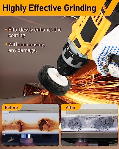 ZORUNNA 5 Pcs 2" Quick Change Paint Stripper Discs, 1/4" Shank, Remover