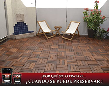 TWP 101 Pro-Series Cedartone Exterior Wood Stain & Protectant — Oil-Based, Mildew Resistant, Water Repellent — for Decks, Fences, Siding & Log Homes — 1 Gallon
