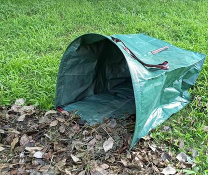 RISETEX Heavy-Duty 72 Gallon Standable Collapsible Yard Waste Leaf Bags - style: 1 Pack