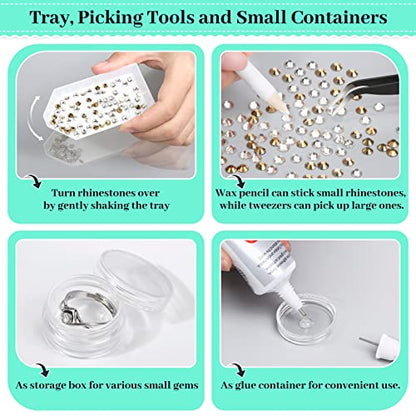 B7000 Glue Clear with Precision Tip, B-7000 Jewelry Bead Glue Adhesive Medium Viscosity with Art Dotting Stylus Pens Rhinestone Applicator Kit for Clothes Fabric Nail Crafts DIY (3 PCS, 25 ML/ 0.9 oz)