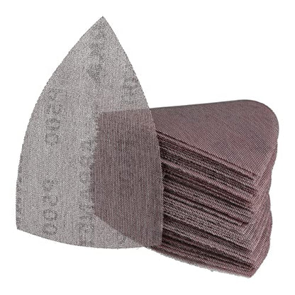 Mirka Abranet Delta Triangle Sanding Discs 4x6x6 Inch 50 Pack - size: Grit 120