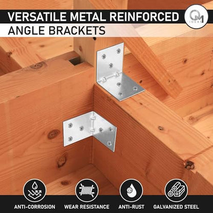 Angle Brackets - size: 1.57" x 1.57" x 1.57"