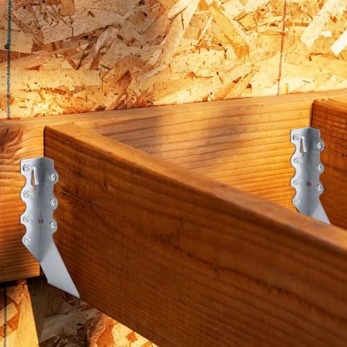 60 Pcs 2x6 Joist Hangers, 20 Gauge Galvanized Carbon Steel