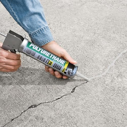 DAP Polyurethane Premium Construction Adhesive Sealant, Gray, 10.1 Oz (7079818814) - color: Gray