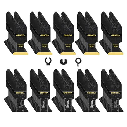 200PCS Multitool Blades, Titanium Oscillating Saw Blades for Wood Plastic - size: 200PCS